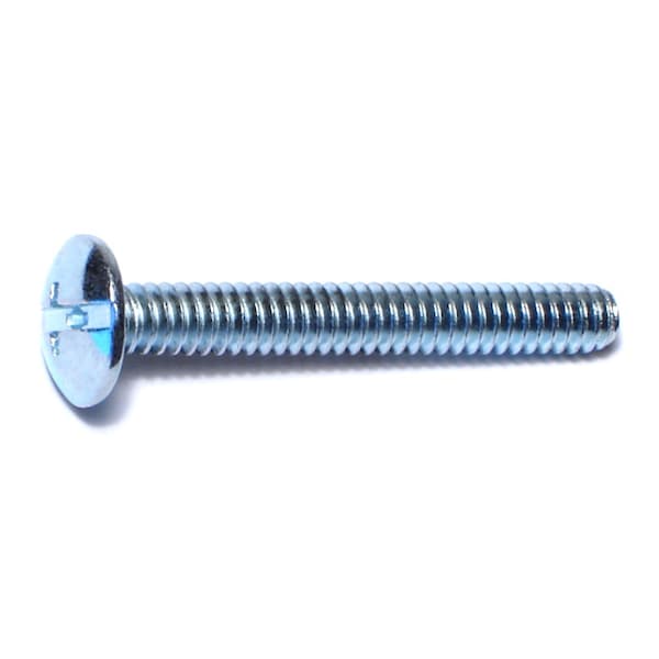 Midwest Fastener #10-24 x 1-1/2 in Combination Phillips/Slotted Truss Machine Screw, Zinc Plated Steel, 100 PK 01978 - main